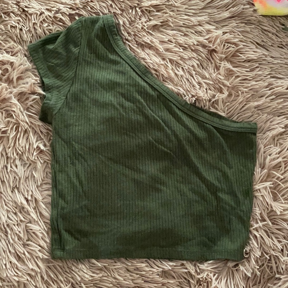 LF One Shoulder Cropped Tank Size Small